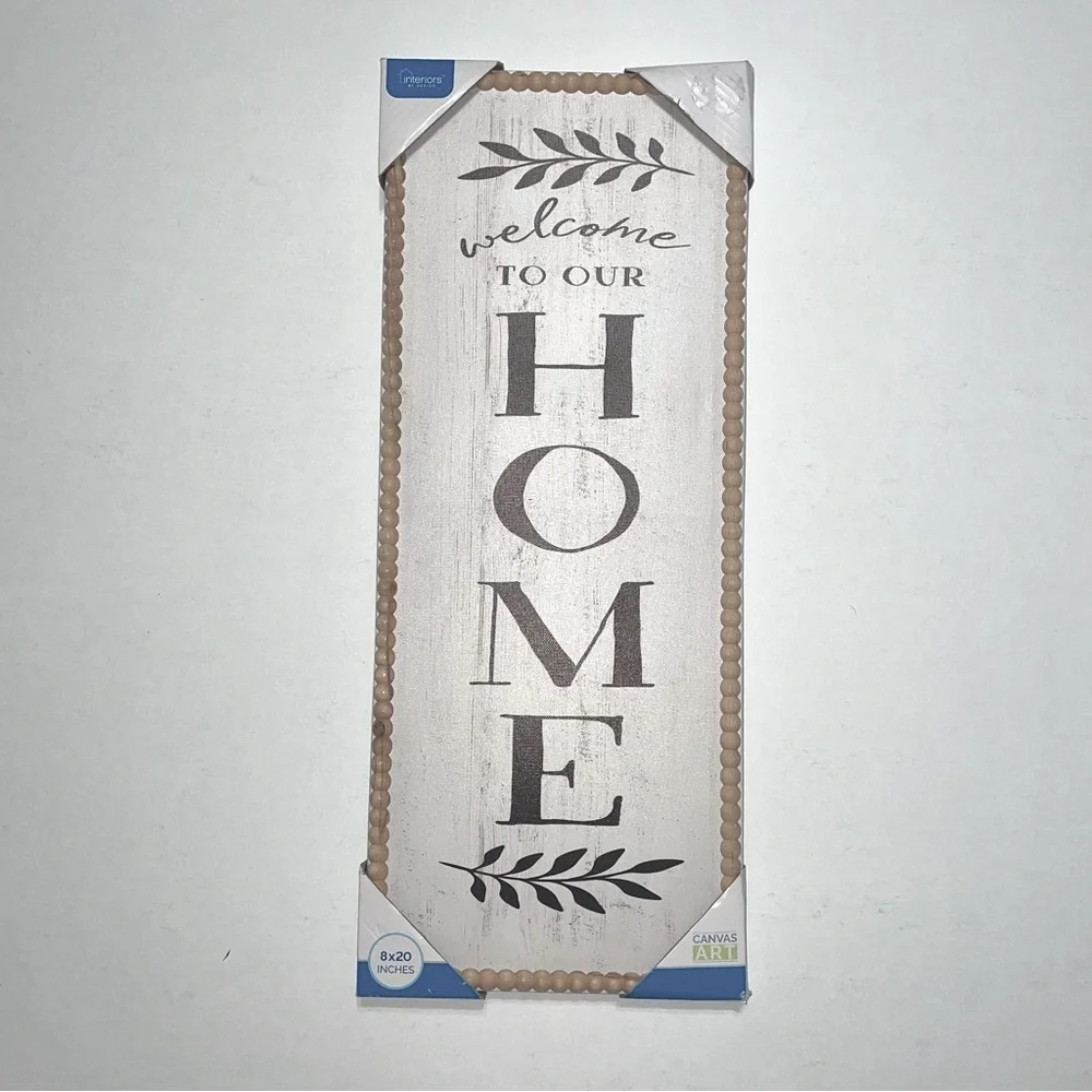 Welcome to Our‎ Home Wall Decor - Black and White